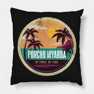 Porcho Myarda Funny Staycation 2020 Vacation Pillow