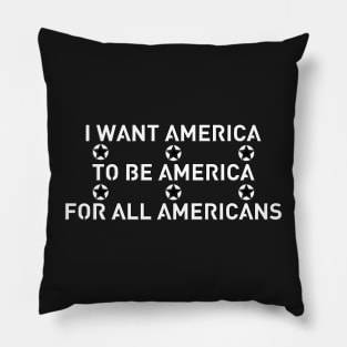 For All Americans Pillow