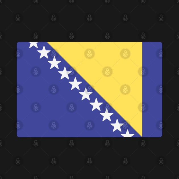 AWESOME BOSNIA AND HERZEGOVINA FLAG by Just Simple and Awesome