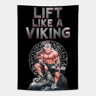 Lift Like a Viking: Conquer Your Workouts with Norse Might Tapestry