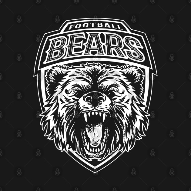 Gridiron Bear Roar by Life2LiveDesign