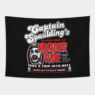 Captain Spaulding Murder Ride Tapestry
