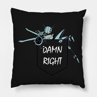 Pocket Whirl (White text) Pillow