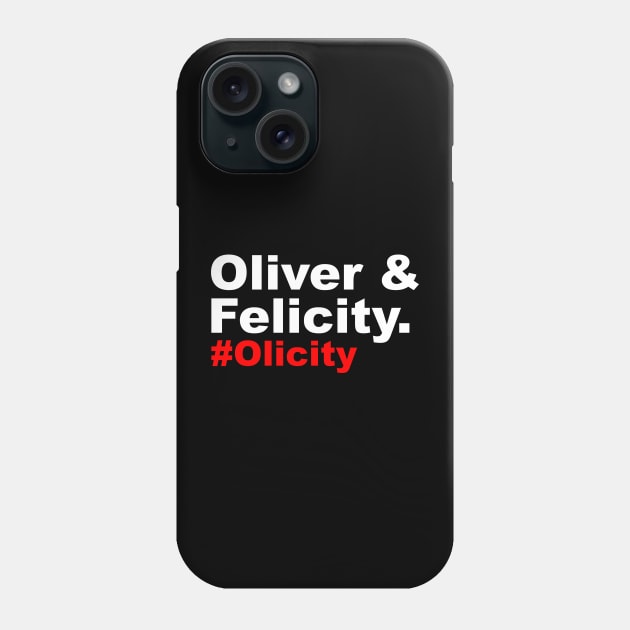 Oliver & Felicity #Olicity - It Was Red Phone Case by FangirlFuel