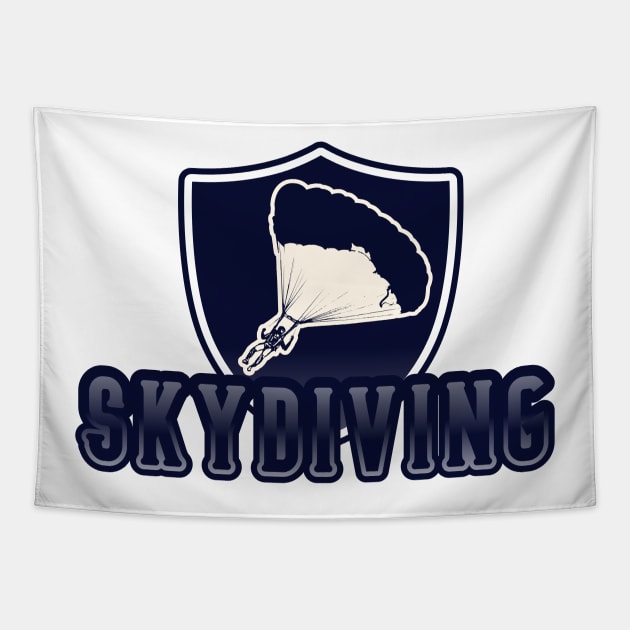 Sky Diving Tapestry by Dojaja