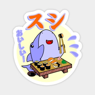 Sushi Shark Kawaii Magnet