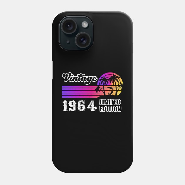 Vintage since 1964 Limited Edition Gift Phone Case by safoune_omar