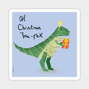 Oh Christmas tree rex Magnet