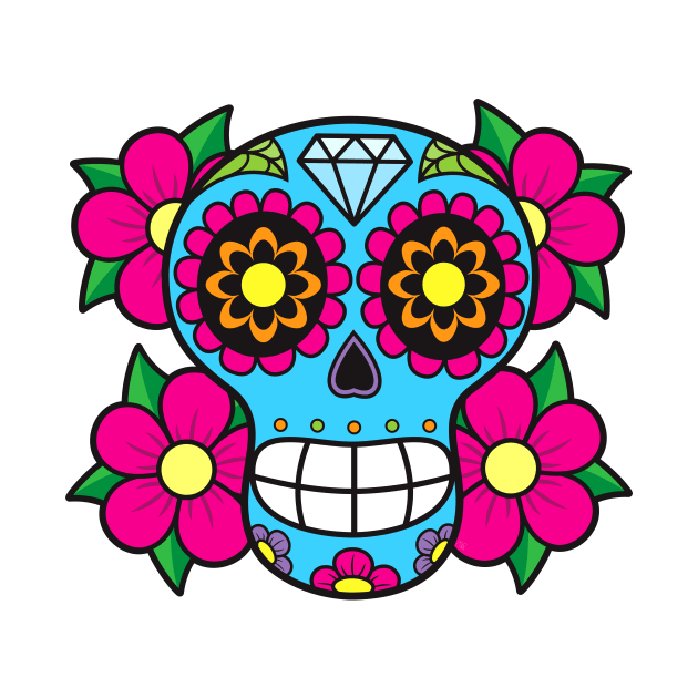 Sugarskull by ToddTheFoxArt182