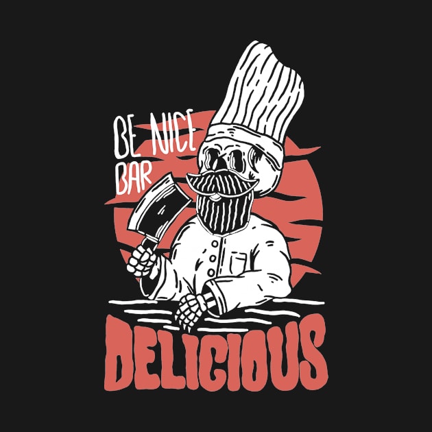 cool skull chef by bignosestudios