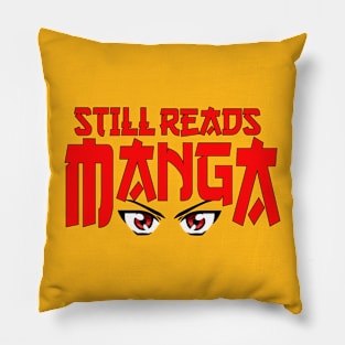 Still reads manga Pillow