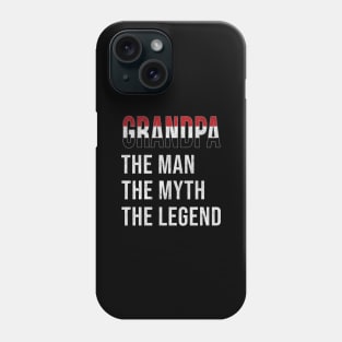 Grand Father Yemeni Grandpa The Man The Myth The Legend - Gift for Yemeni Dad With Roots From  Yemen Phone Case