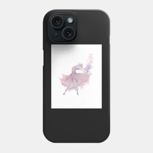 Pink And Purple Ballerina Phone Case