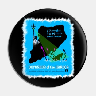 Island Brewed: Statue Defender Pin