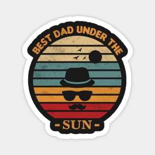 Retro Vintage Sunset Magnet