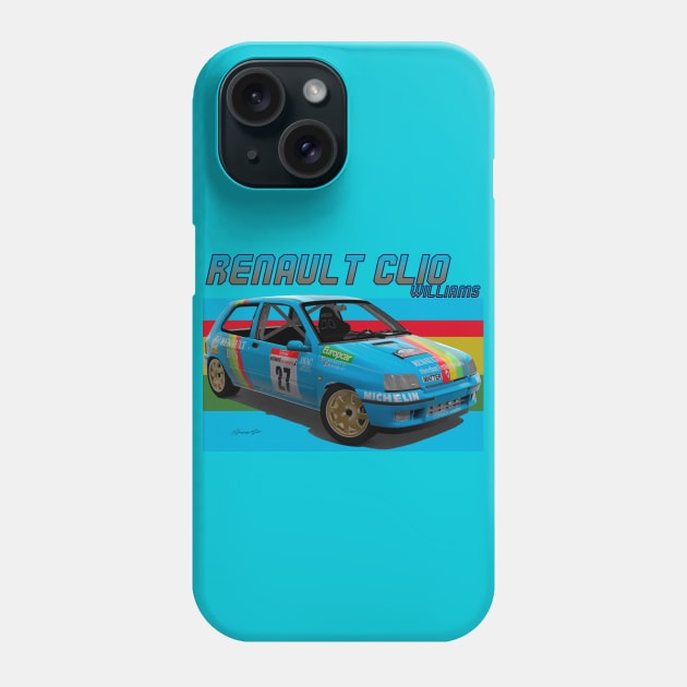 Renault Clio Williams Phone Case by PjesusArt