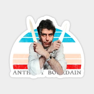 Anthony Bourdain Retro Sunset Magnet