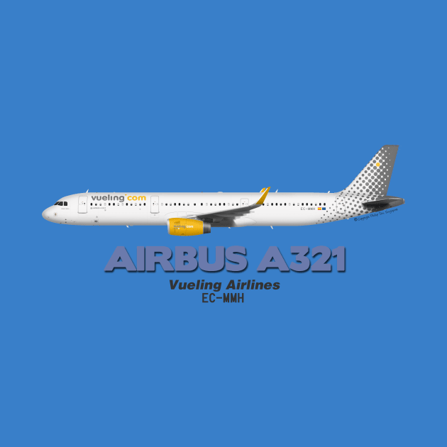 Airbus A321 - Vueling Airlines by TheArtofFlying