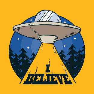 I Believe - in aliens! T-Shirt