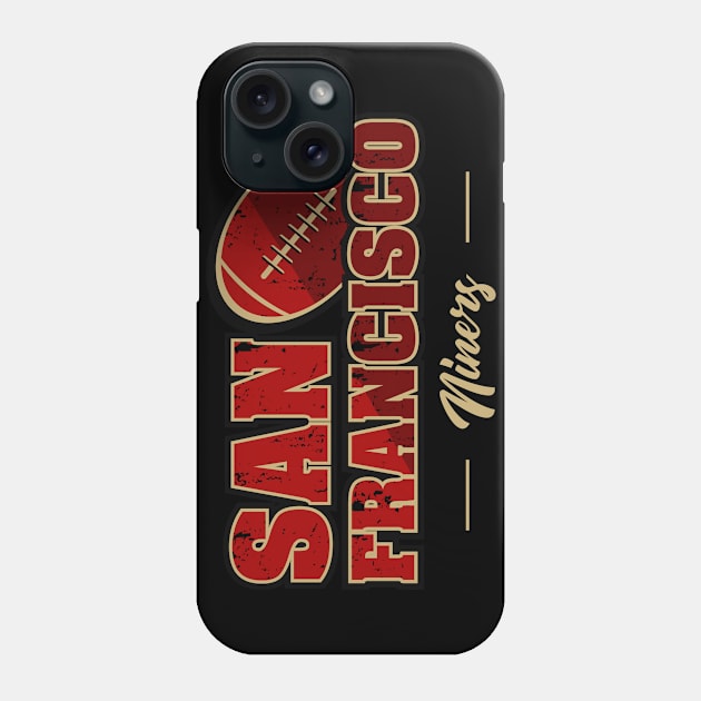 San Francisco Football Team Color Phone Case by Toogoo