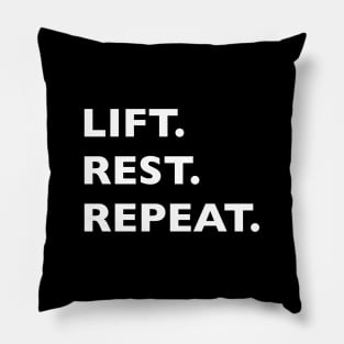 Lift Rest Repeat Pillow