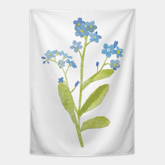 Forget me not Tapestry by Babban Gaelg