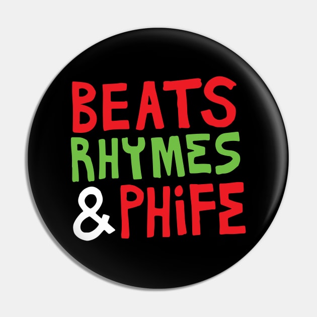 Beats Rhymes & Phife Pin by LunaGFXD