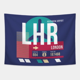 London Heathrow (LHR) Airport Code Baggage Tag E Tapestry