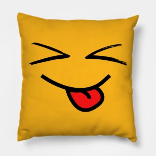 happyFace | Cute, Positive, Happy Smile Fun Teacher this gift is for Men or Women Pillow