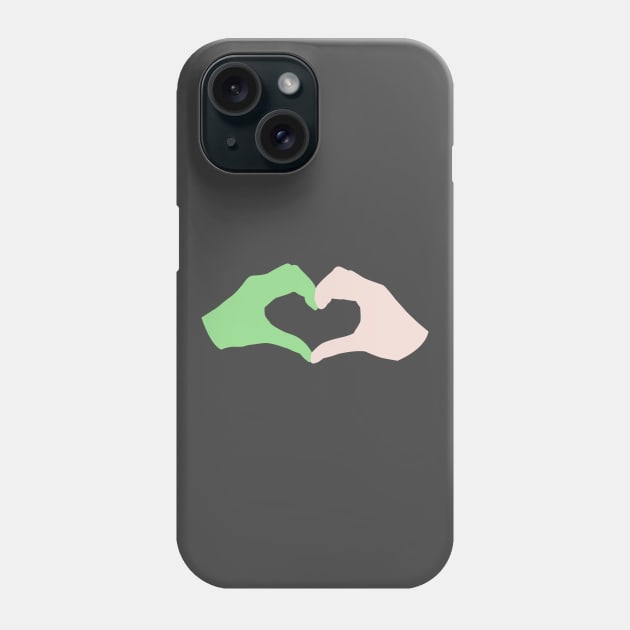 PINK GOES GOOD WITH GREEN Phone Case by NiroKnaan