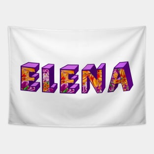 Top 10 best personalised gifts 2022  - Elena personalised,personalized floral - custom name in ombre Tapestry