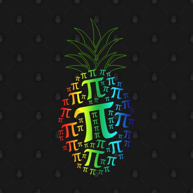 Pi Day Pineapple Math Teacher 3.14 Symbol Pie Funny Gift by Herotee