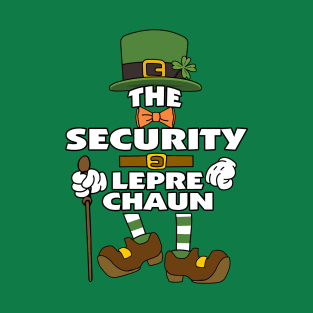 The Security Leprechaun St Patrick's Day Celebration Matching Outfits Group Attire T-Shirt