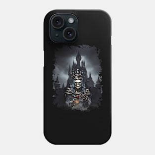 Dark Skeleton King Design Phone Case