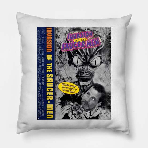 Alien Invasion Pillow by Expressive Photography