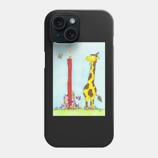 Happy Birthday Giraffe Phone Case