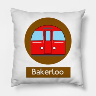 London Underground Subway Bakerloo Pillow