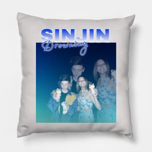 Sinjin Drowning Koury Sisters T-shirt Pillow