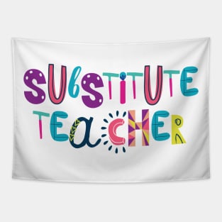 Cute Substitute Teacher Gift Idea Back to School Tapestry