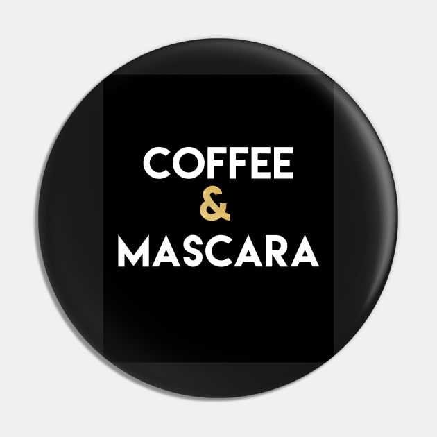 COFFEE AND MASCARA Pin by deificusArt