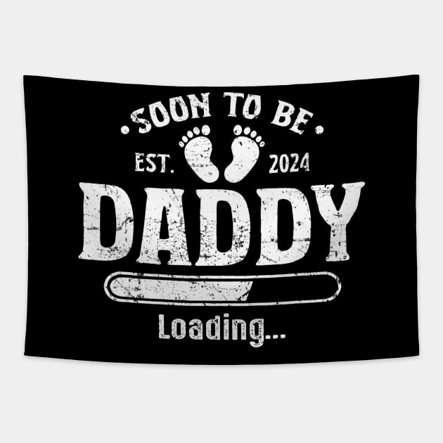 Daddy to be Soon to be Daddy 2024 Tapestry by Namatustee