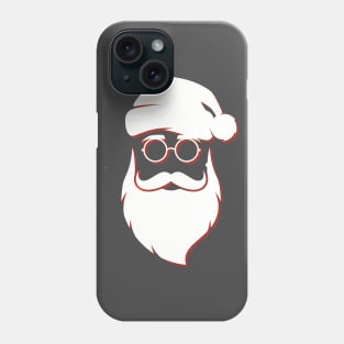 Hipster Santa Phone Case