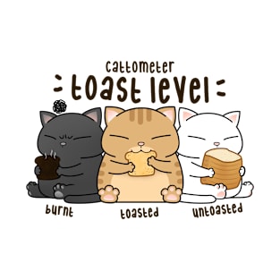 Chubby Cat Toast Level T-Shirt