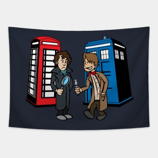 Doctor Who Meets Sherlock Tapestry