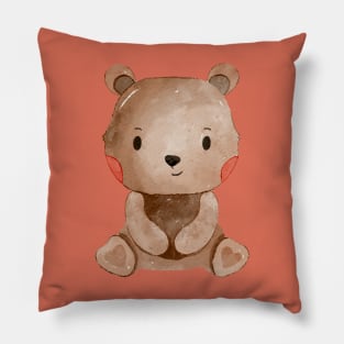 Cute Valentines Day Teddy Bear Pillow