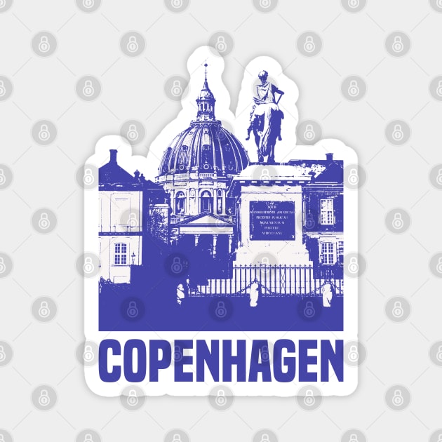 Copenhagen Magnet by Den Vector