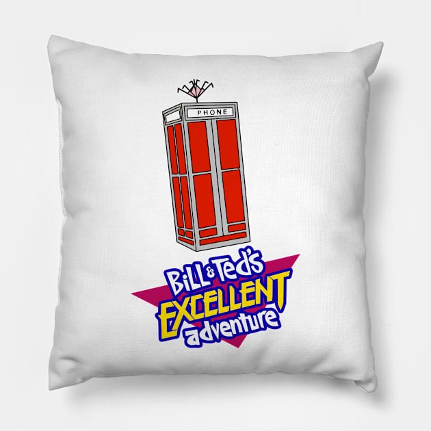 Bill and Ted's Excellent Adventure Pillow by bonekaduduk
