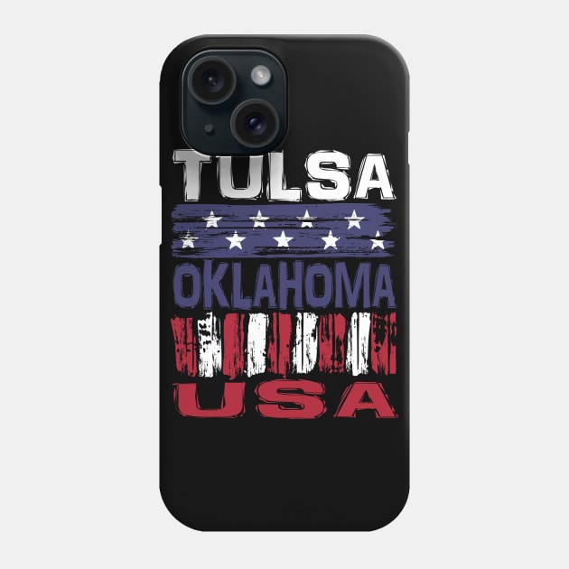 Tulsa Oklahoma USA T-Shirt Phone Case by Nerd_art