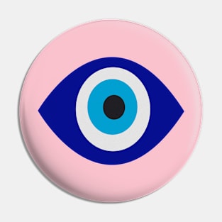 Evil Eye Luck Charm Pin