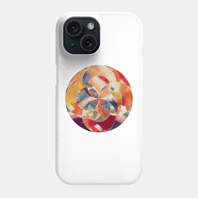 Geometric Abstract Circle Phone Case by LunaticStreetwear